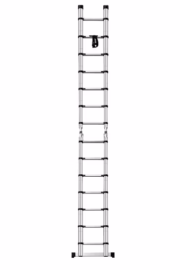 Suministro de fábrica En131 Escalera de aluminio telescópica plegable articulada para el hogar