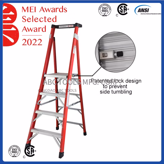 Comercio al por mayor 2X12 24 10 Pasos combinación doble extensión/escalera telescópica con precio de escalera de fibra de vidrio